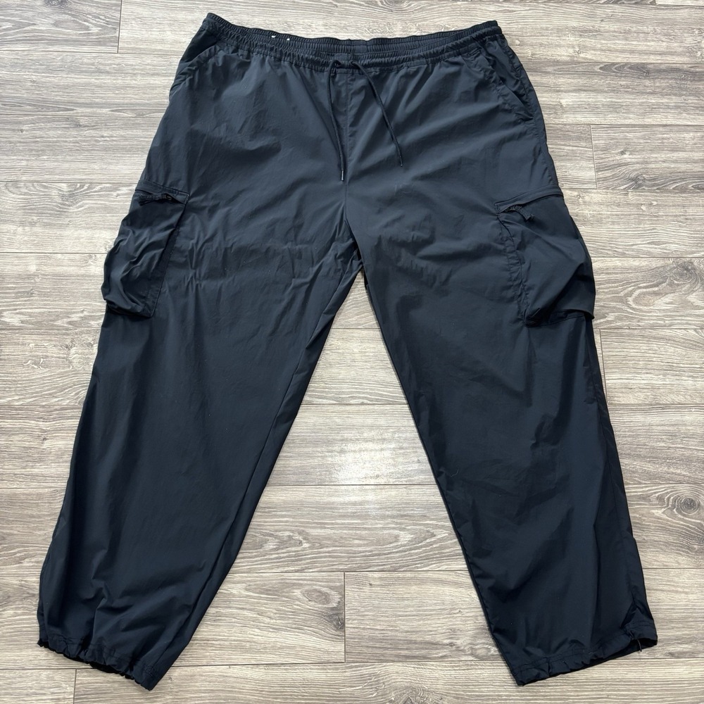 Columbia‎ Cargo Pants Mens 2XL Black Nylon Hiking Outdoor Utility Gorpcore Light